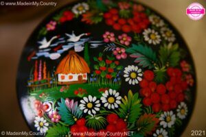 Petrykivka Ukrainian folk art presented by MadeinMycountry MadeinMycountry is a global platform that celebrates and supports local history, culture, art, and nature conservation efforts. For two decades, we have been sponsoring local museums, cultural organizations, travel destinations, historical sites and various cultural events around the world.